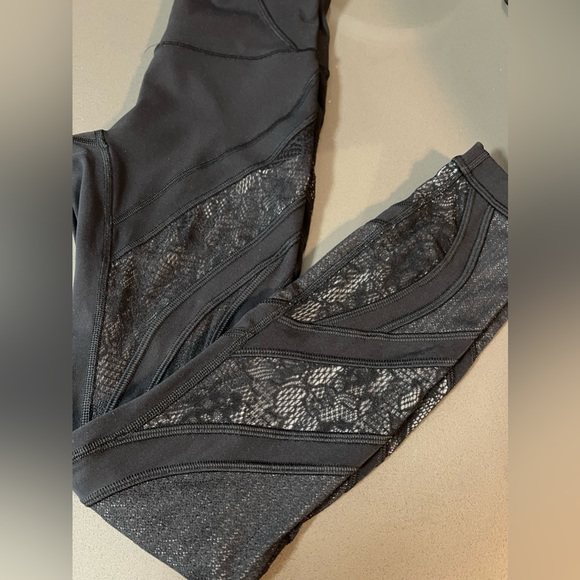 L-23 🍋Lululemon🍋 Wunder Under High-Rise Tight 25" *Lace Size 2 - Picture 9 of 10